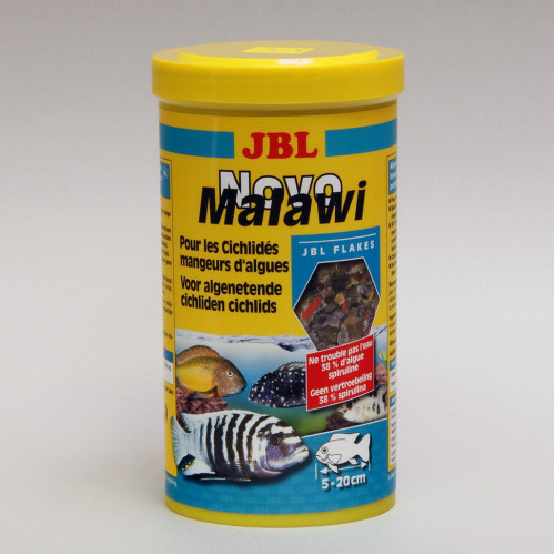 JBL NovoMalawi - основний корм для водоростеїдних цихлід, 1000 мл