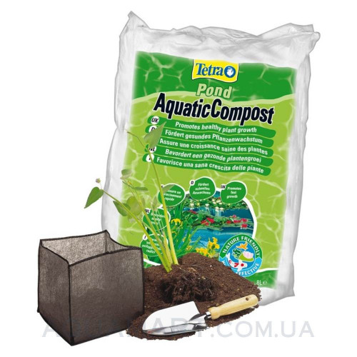 Поживний субстрат Tetra Pond Aquatic Compost 8 літрів - правильне харчування коріння