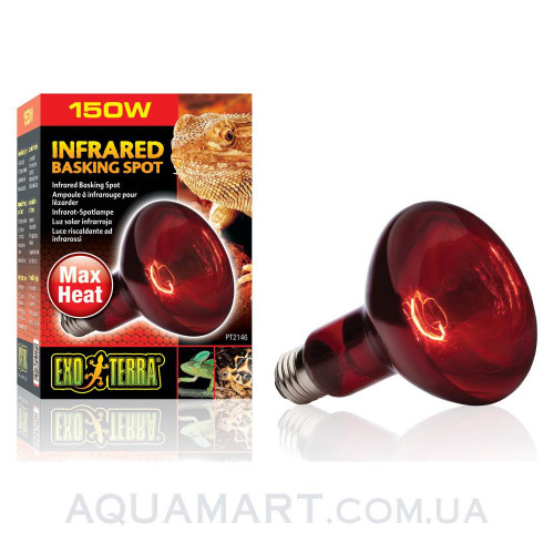 Тераріумна інфрачервона лампа ExoTerra Heat Glo 150 W (Hagen РТ 2146)