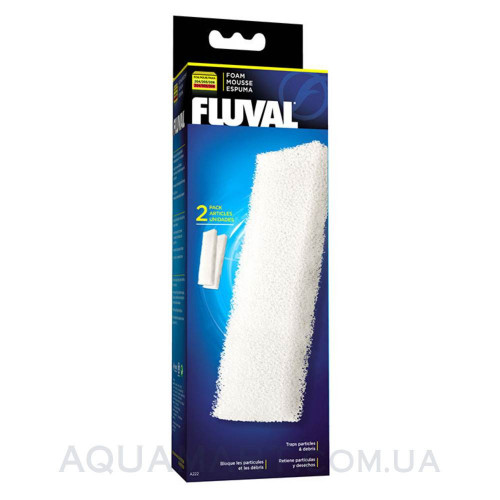 Губки механической очистки 2 шт для внешних фильтров Fluval 205/206, 305/306