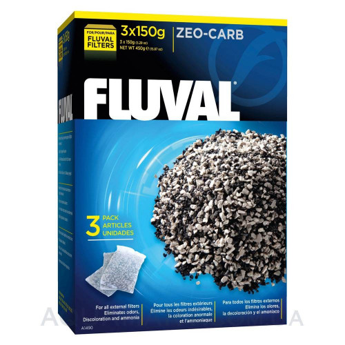 Наповнювач для зовнішніх фільтрів Fluval Zeo-Carb, 450 гр