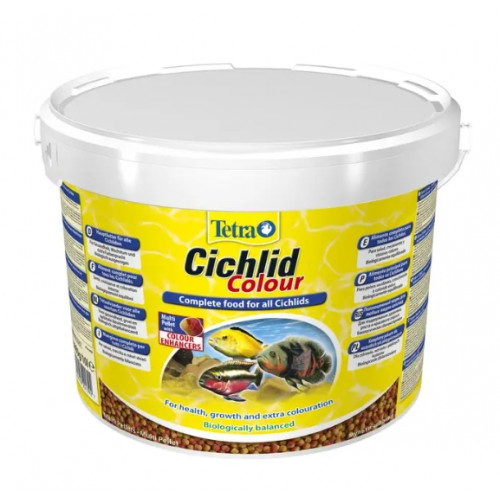 Корм Tetra Cichlid Colour 10 литров, 3600 грамм