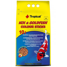 Tropical Koi & Goldfish Colour Sticks 10 л  - сухой корм для всех прудовых рыб