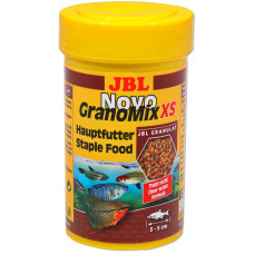 JBL Novo GranoMix XS, 100 мл корм для акваріумних риб розміром 3-5 см
