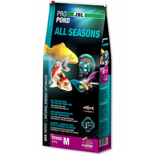 JBL ProPond All Seasons M 5,8 кг 32 л - корм для кои 35-55 см